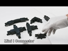 Σύστημα σιδηροτροχιών φωτισμού τετράγωνης τροχιάς 4 συρμάτων τριών κυκλωμάτων φωτιστικού συστήματος οροφής