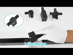 Αναστολή 2 καλωδίων αναστολής γεφυρών αργίλιο σιδηροδρομικών συστημάτων διαδρομής καλωδίων