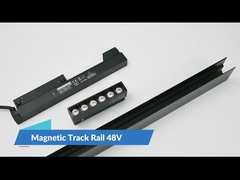 Οικιακό 48v 35mm Magnetic Track Light System Τοποθετημένο στην επιφάνεια