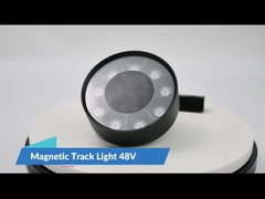 Στρογγυλή μαγνητική ράγα στρογγυλής ράγας Spotlight Σαλόνι Σπίτι με σχάρα φωτισμού