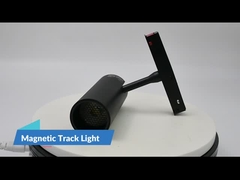 Μαύρος 48v 35mm επιφανειακός φωτισμός τροχιάς Γρήγορη απαγωγή θερμότητας