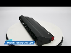 Περιστρεφόμενος ρυθμιζόμενος γωνιακός λαμπτήρας γρίλιας που εκπέμπει άμεσο φως