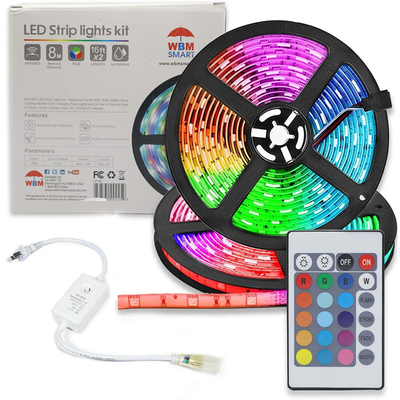 Ελαφρύς RGB εύκαμπτος οδηγημένος ελαφρύς φραγμός λουρίδων των έξυπνων οδηγήσεων ουράνιων τόξων υψηλής τάσης 220V