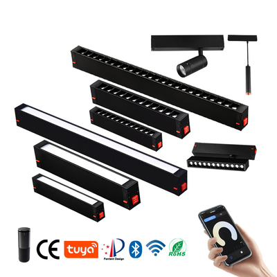 220v 9w 18w LED Μαγνητικός φανός τροχιάς Αντιθαμβωτικός γραμμικός προβολέας LED