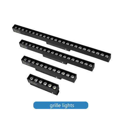 Μαύρο 6w 12w 18w Magnetic Track Spotlight Commercial Smart No Master Light