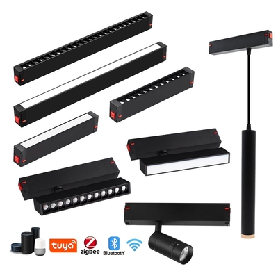 12W 3000K Μαγνητικό Φως Πλακέτας Smart Tuya App Ελεγχόμενο LED Χωρίς Κεντρικό Φως