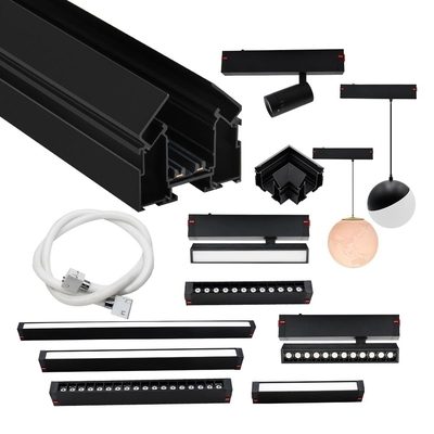 220V Tuya έξυπνο μαγνητικό λυχνάρι 10W 20W μαύρο γραμμικό LED προβολέα